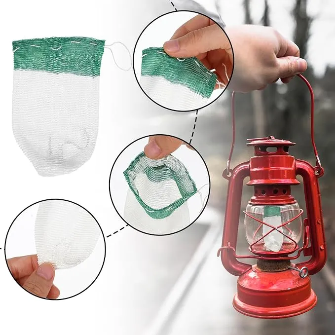 10PCS Lanterns Mantles, Propane Lantern Mantles, Gas Lamp Mantles, String Tie Lantern Mantles, Gas Lantern Mantles, Gas Lantern Covers for Fueled Lanterns, Outdoor Camping Lantern Mantles