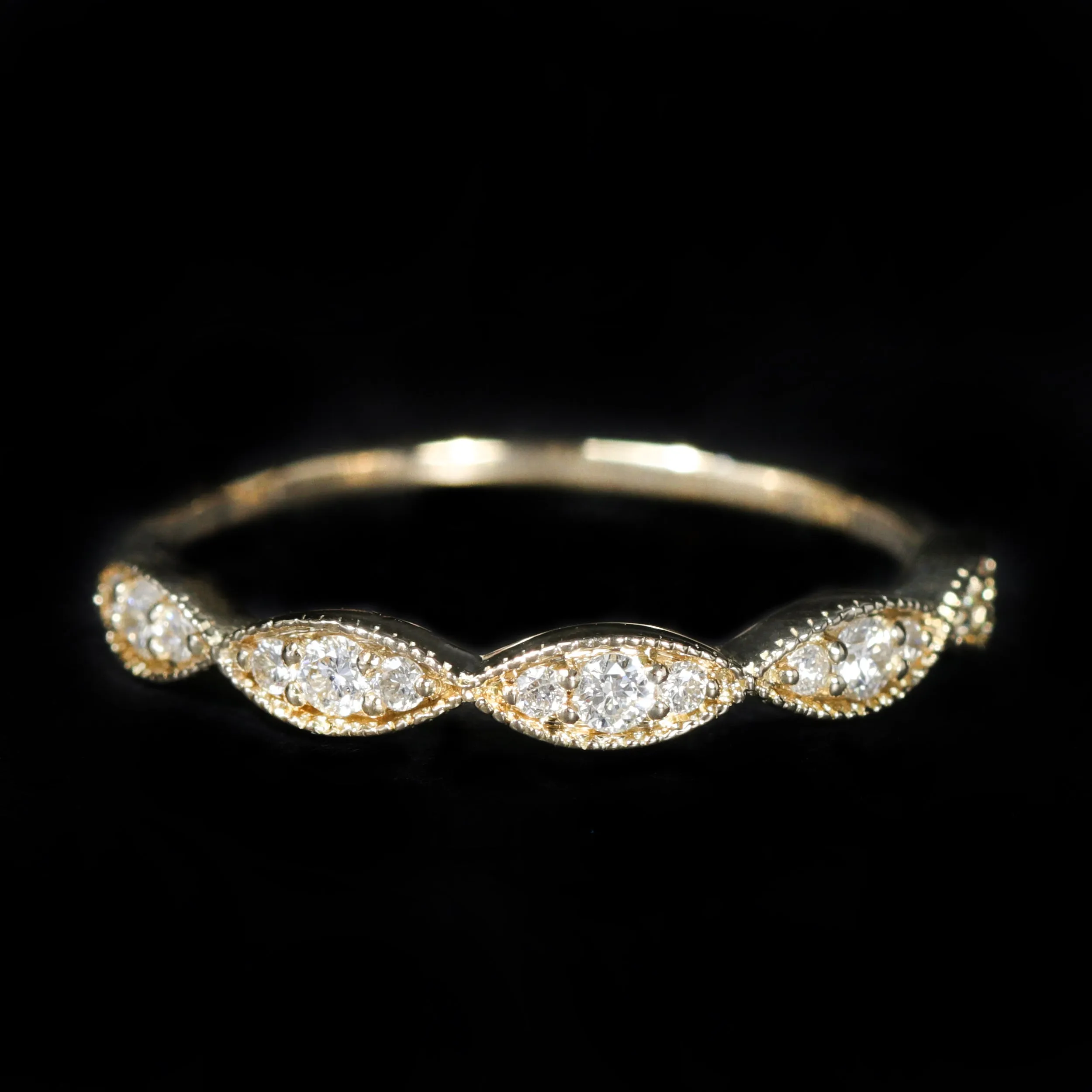 14K Yellow Gold 0.29 CTW Diamond Band