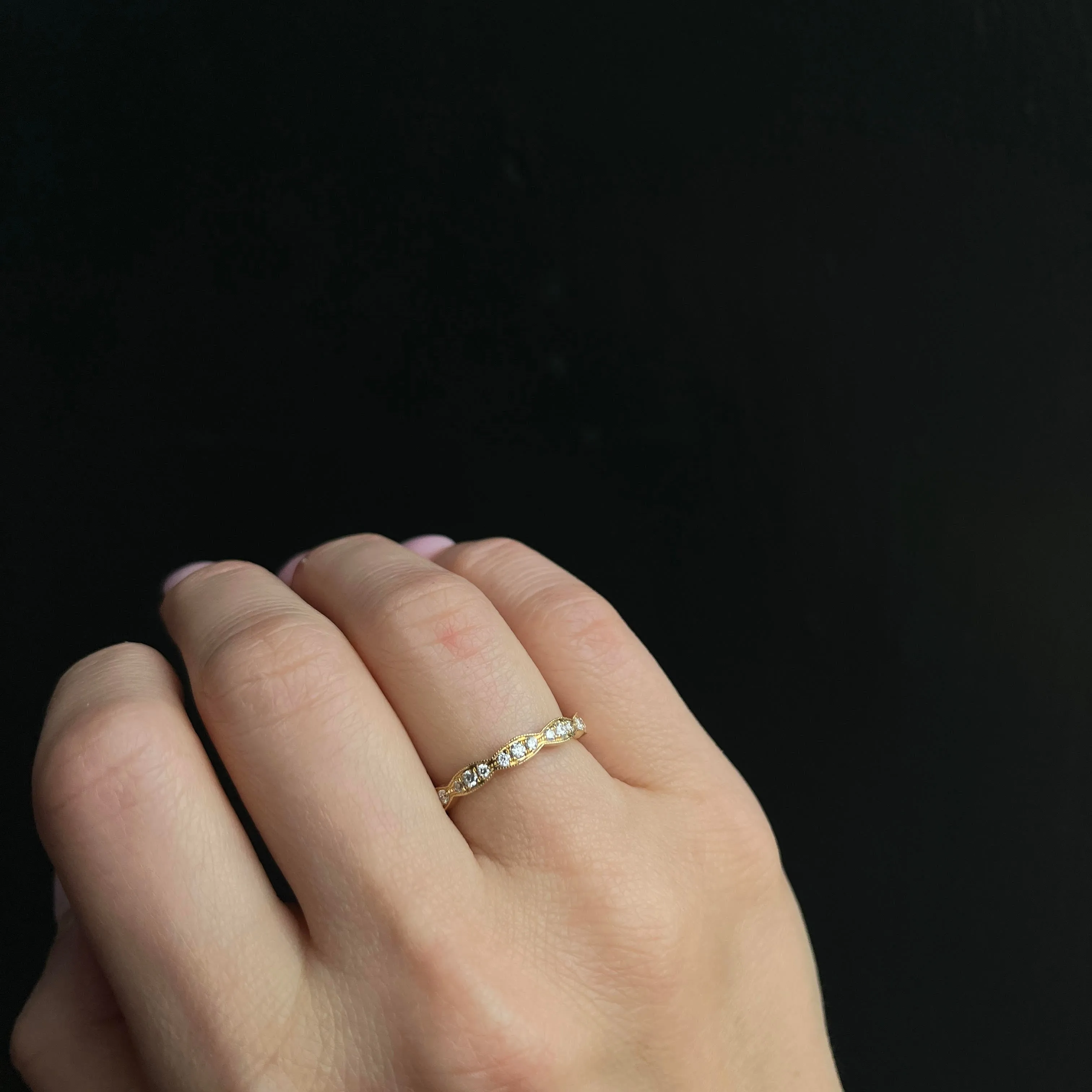 14K Yellow Gold 0.29 CTW Diamond Band