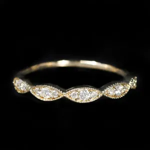 14K Yellow Gold 0.29 CTW Diamond Band