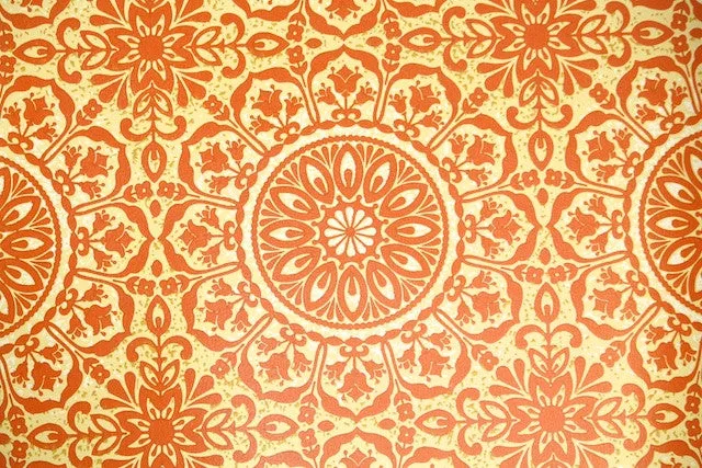 1970s Geometric Vintage Wallpaper