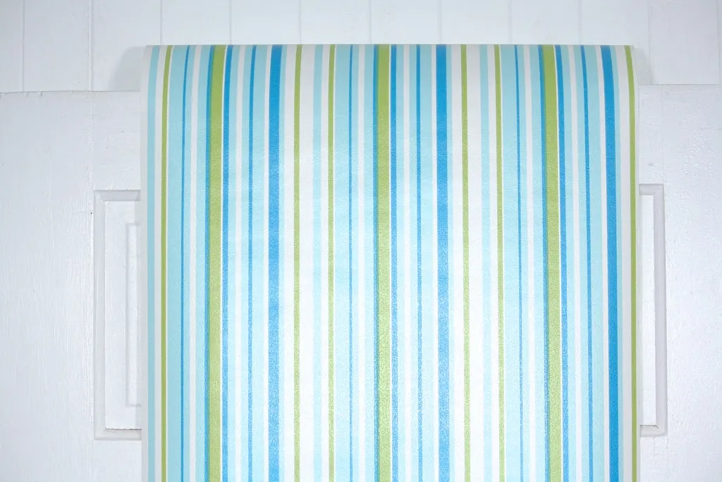 1970s Stripe Vintage Wallpaper