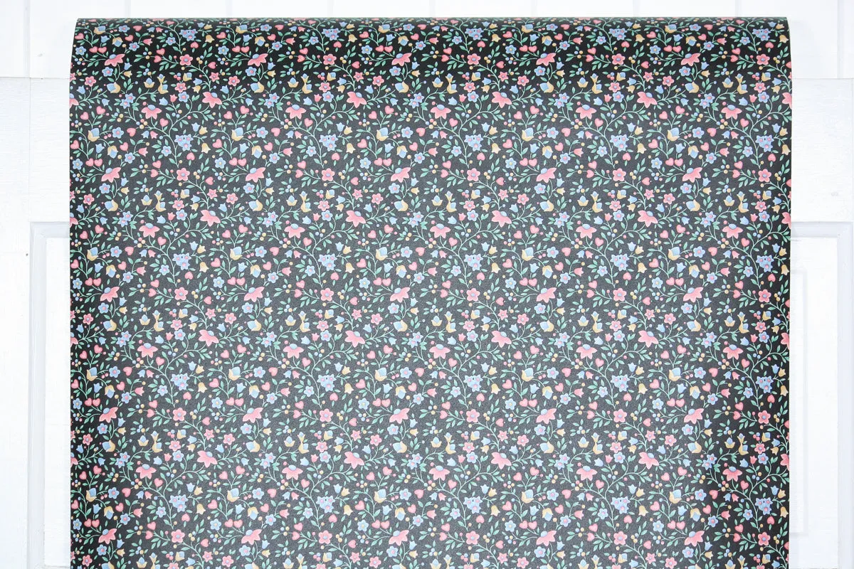 1980s | 1990s Floral Vintage Wallpaper