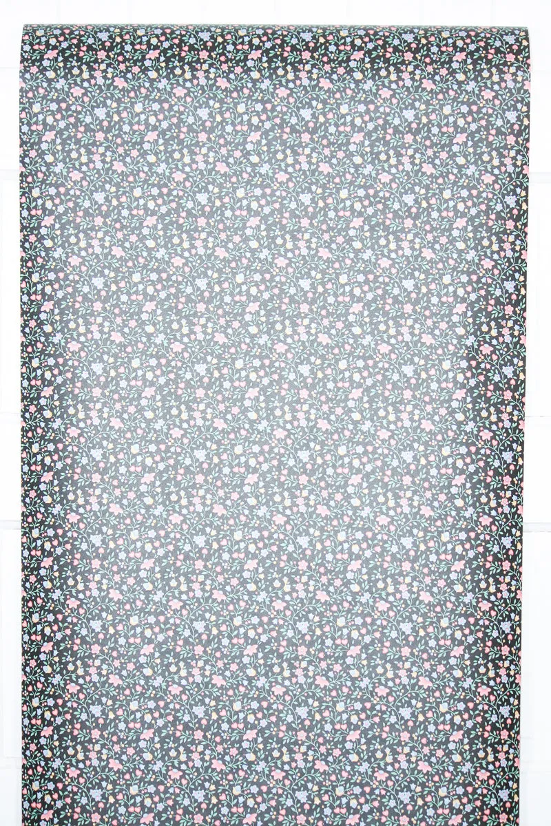 1980s | 1990s Floral Vintage Wallpaper