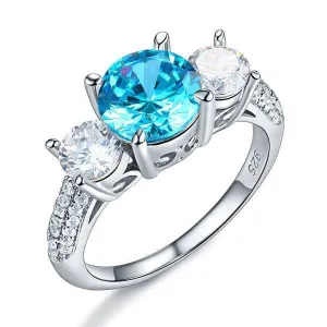 2.0 Ct 3-Diamond Vintage Style Ring