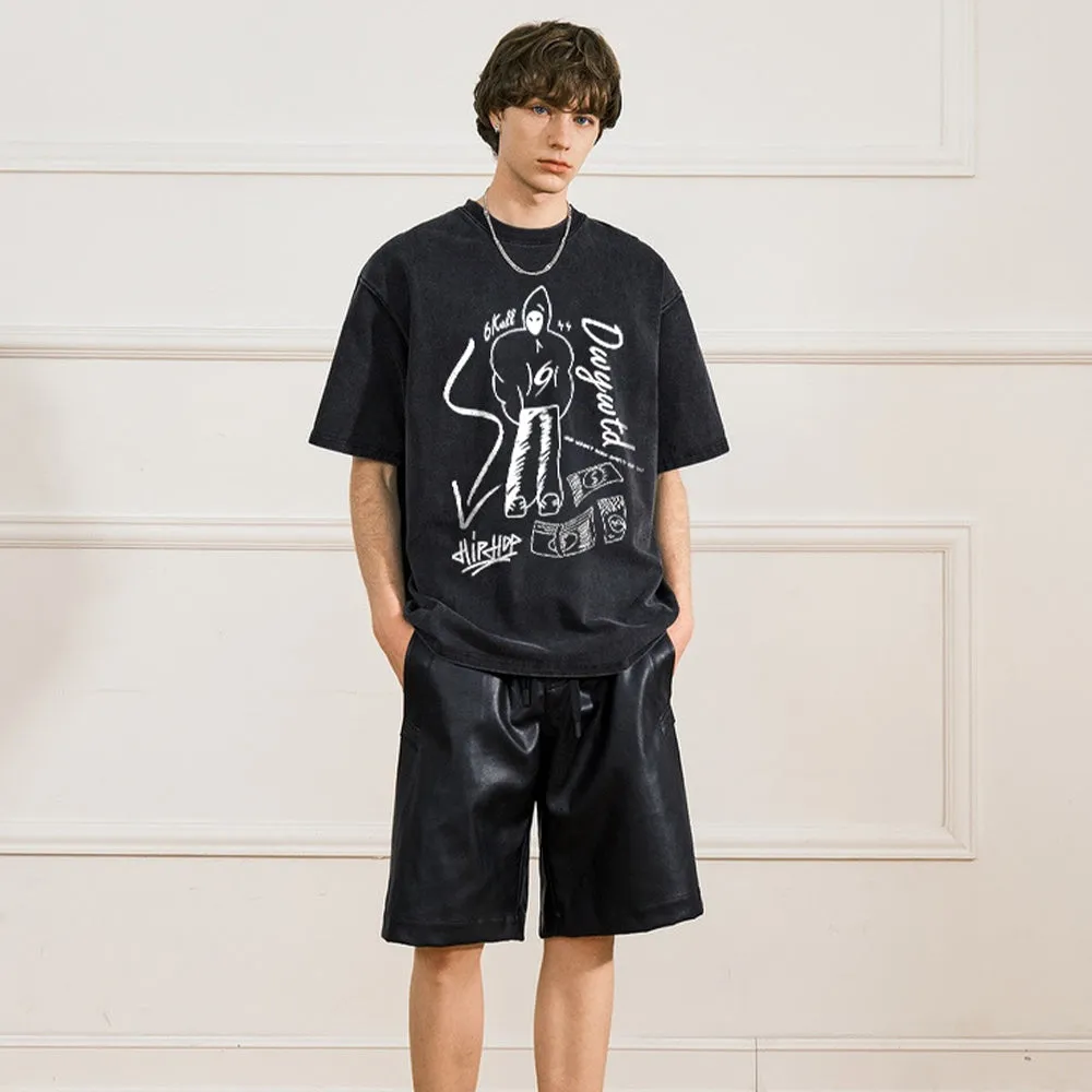 6Kull High Street Anime Portrait T-Shirt