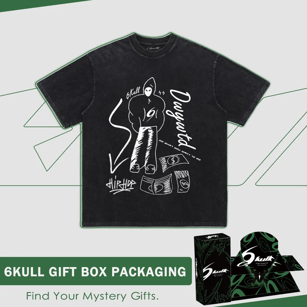 6Kull High Street Anime Portrait T-Shirt