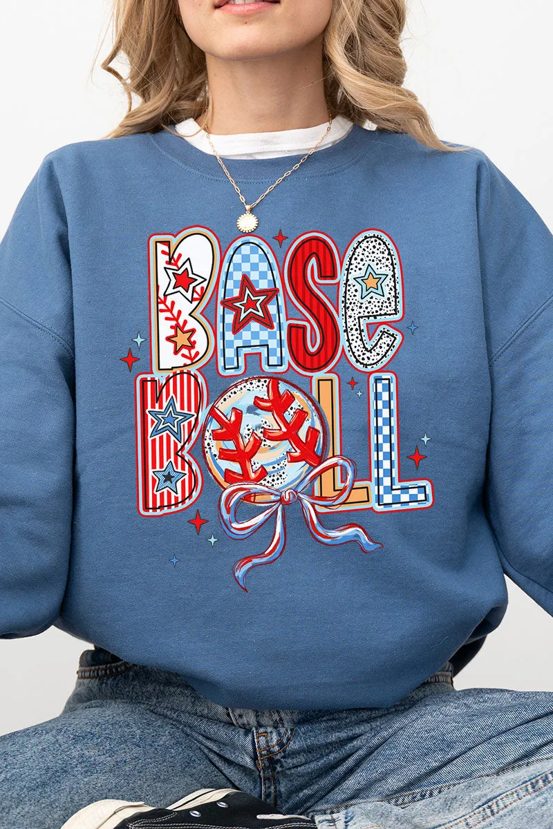 All Things Baseball Doodle Heavy-weight Crew Sweatshirt