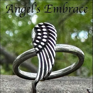 Angel's Embrace - wing ring (#r0038)