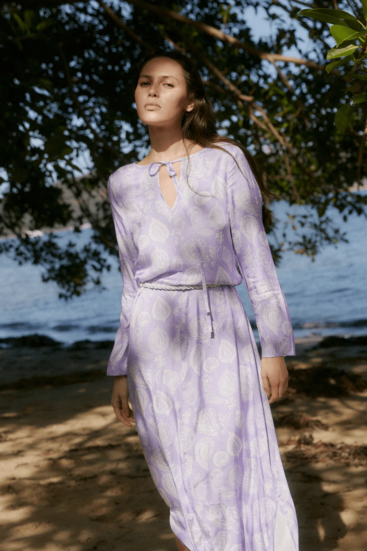 Annie Long Sleeve Slip Dress
