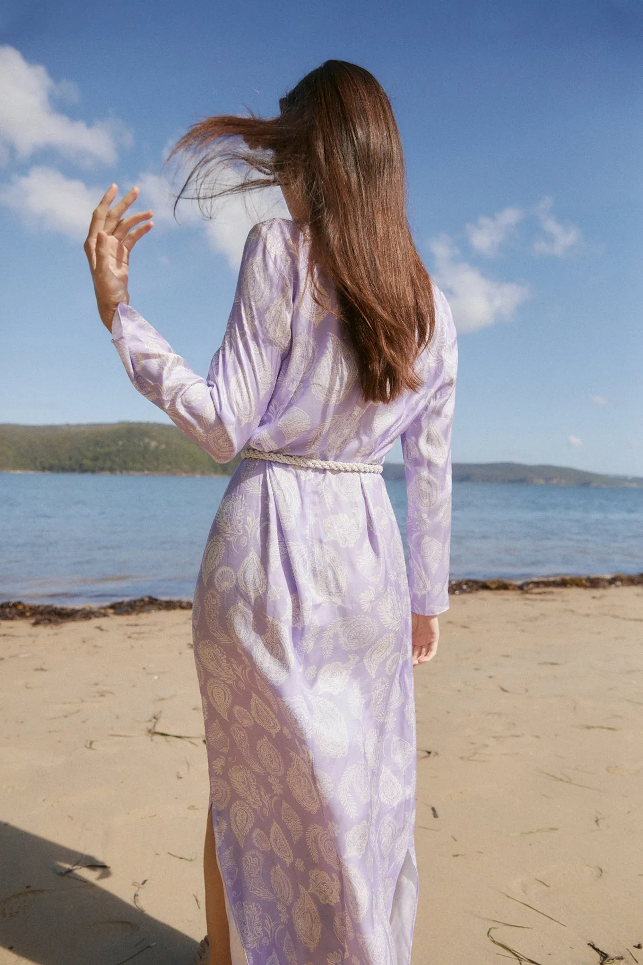 Annie Long Sleeve Slip Dress