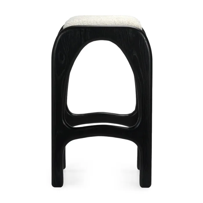 Archi-Curve Charcoal Bar Stool