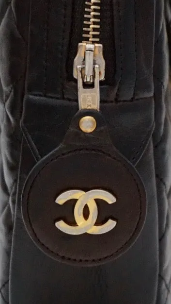 Authentic Chanel Vintage Brown Jumbo Camera Style Handbag