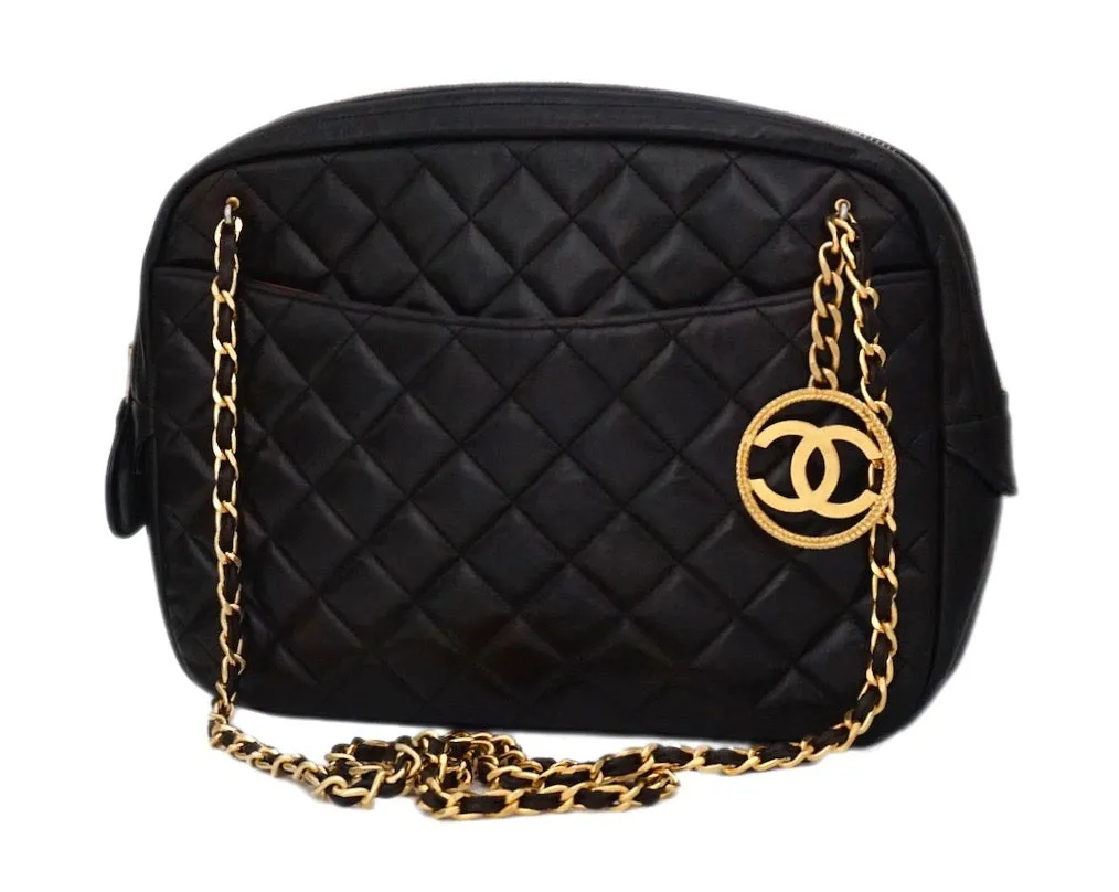 Authentic Chanel Vintage Brown Jumbo Camera Style Handbag