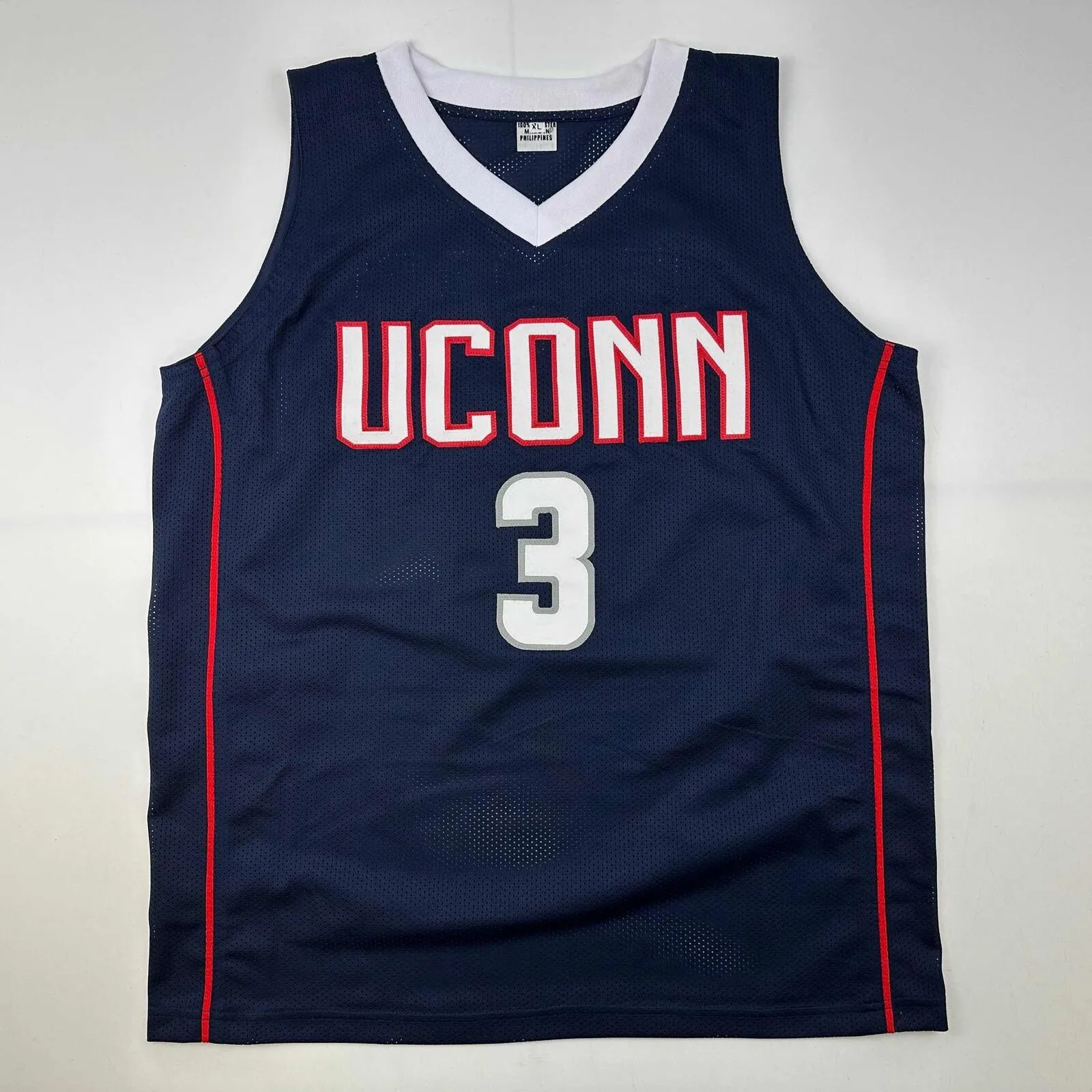 Autographed/Signed Diana Taurasi UConn Connecticut Blue College Jersey JSA COA