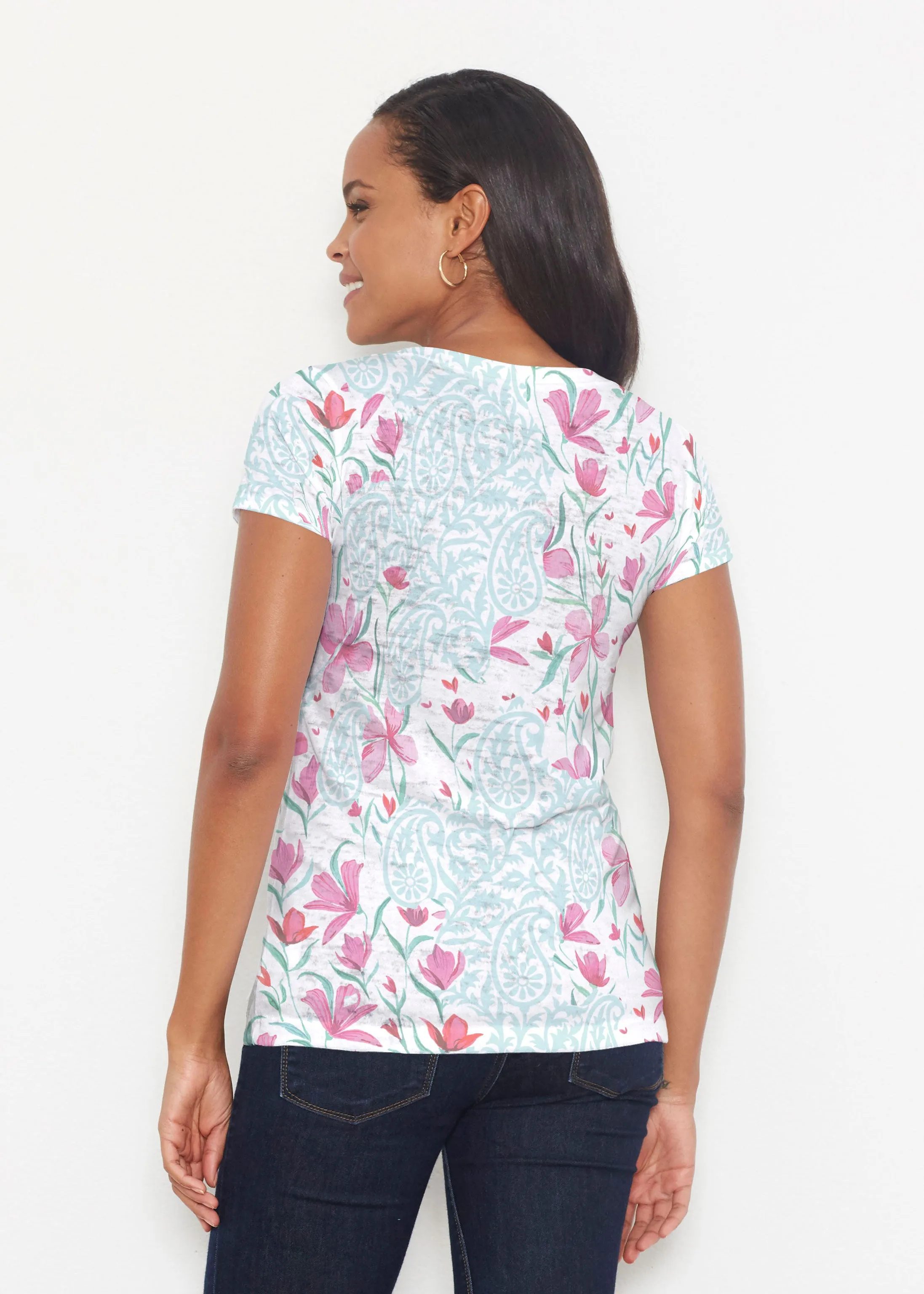 Azalea (8109) ~ Short Sleeve Scoop Shirt