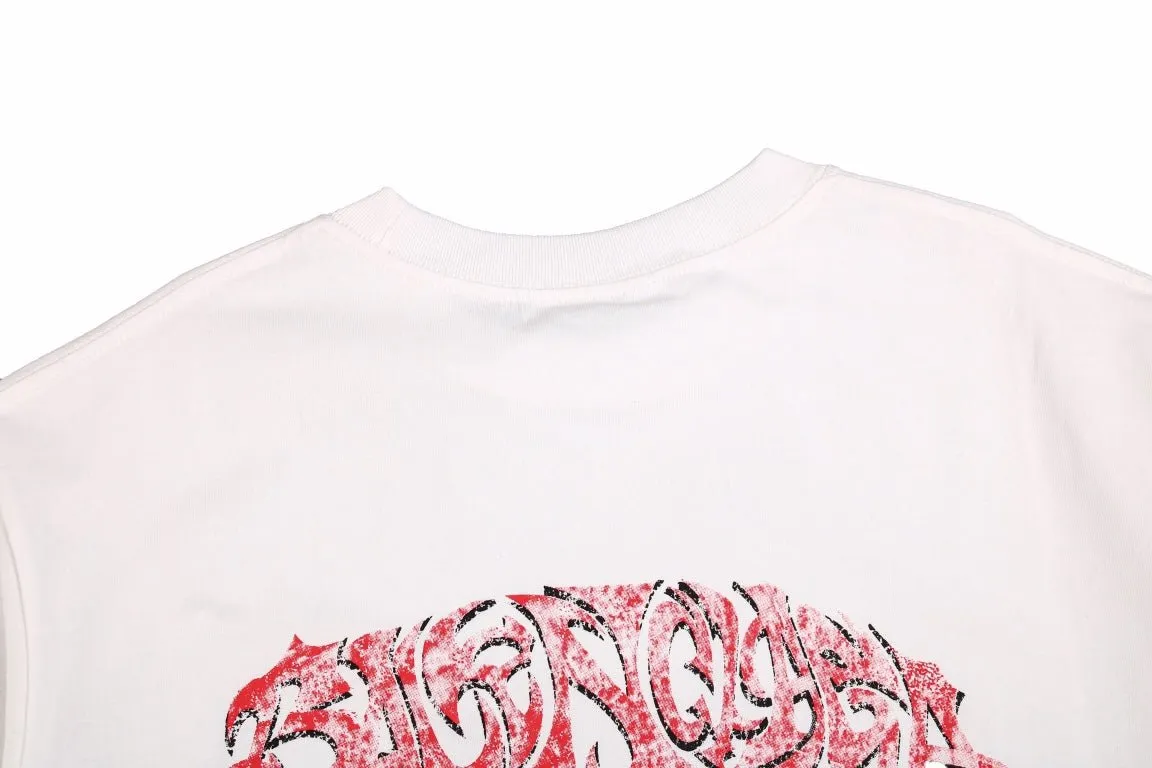 BALENCIAGA GRAFFITI LOGO T-SHIRT WHITE