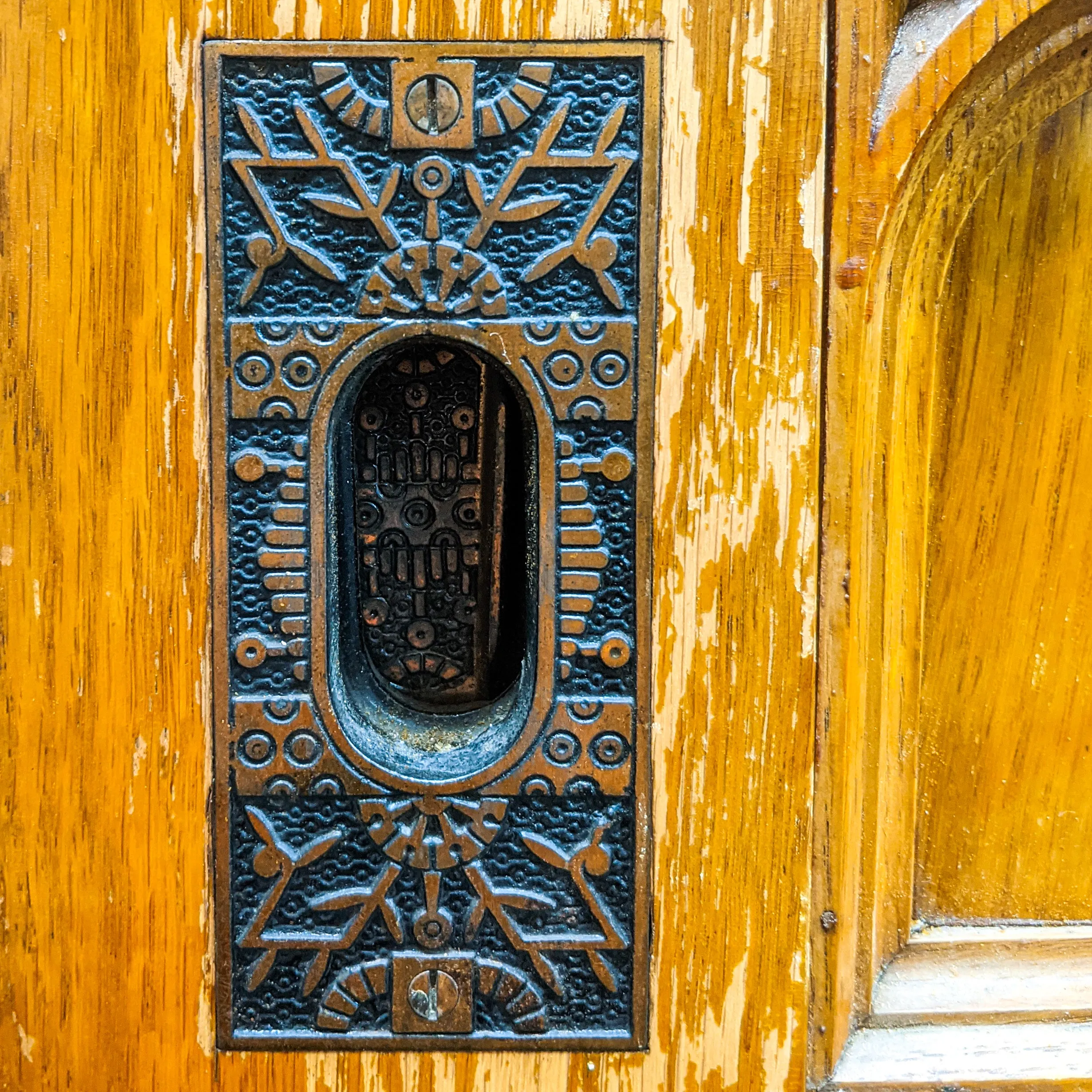 Baroque Style Quarter Folio Pair of Doors