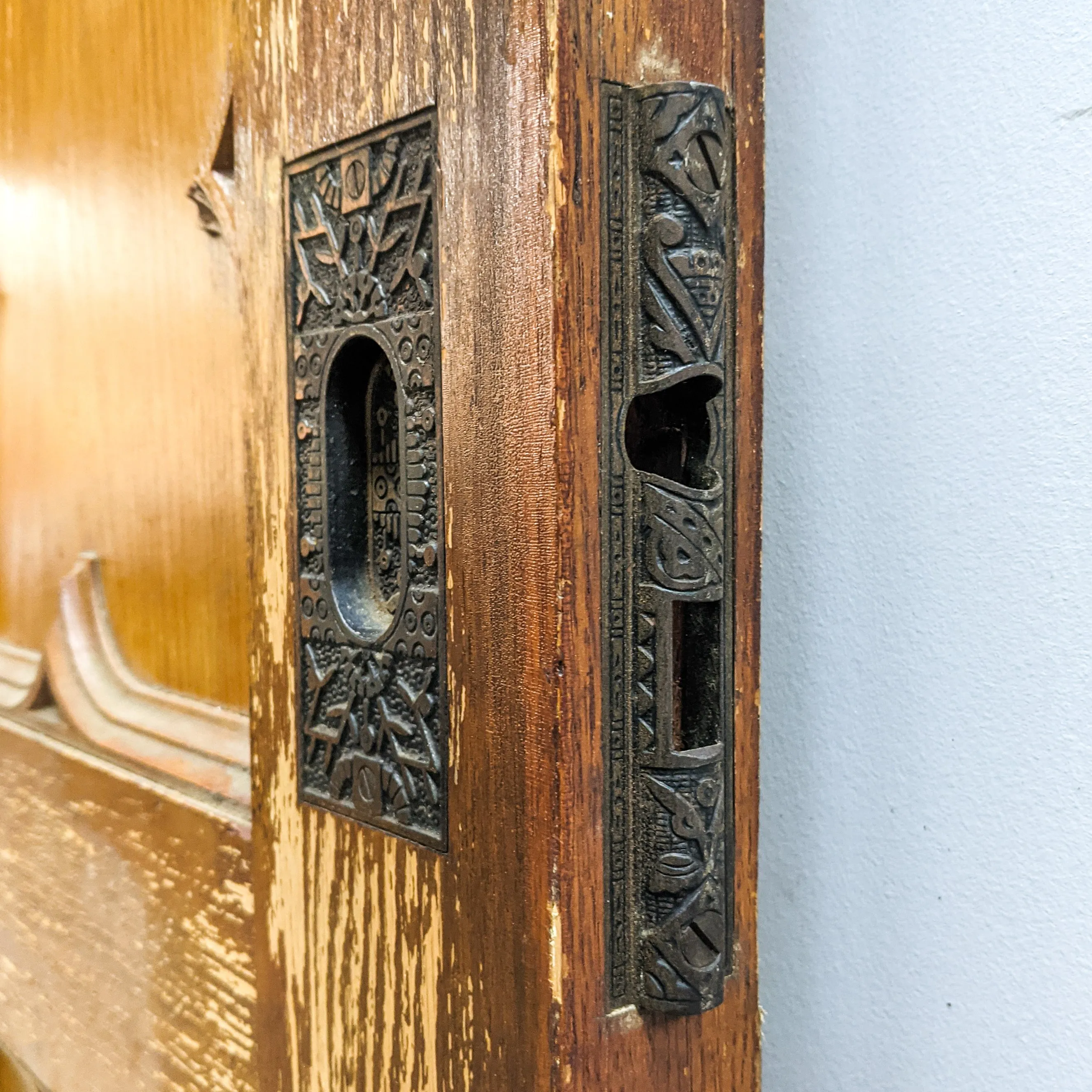 Baroque Style Quarter Folio Pair of Doors