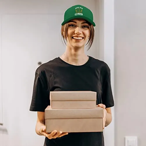 Baseball Caps Drink Beer It's Cheaper Than Therapy Beer Dad Hats, Vintage Dad Hat for Women Green