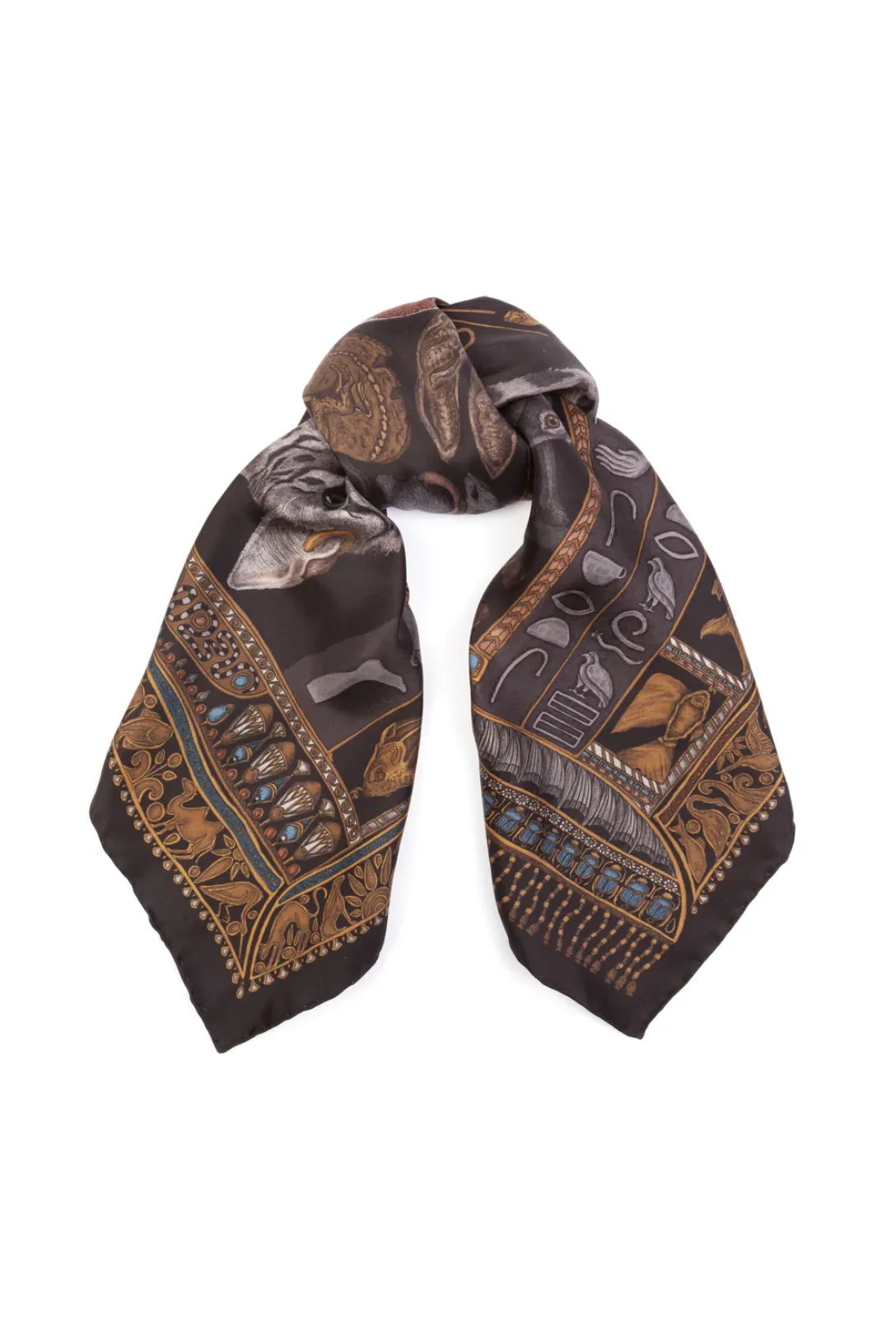 Bastets Bounty- Onyx- Silk Twill