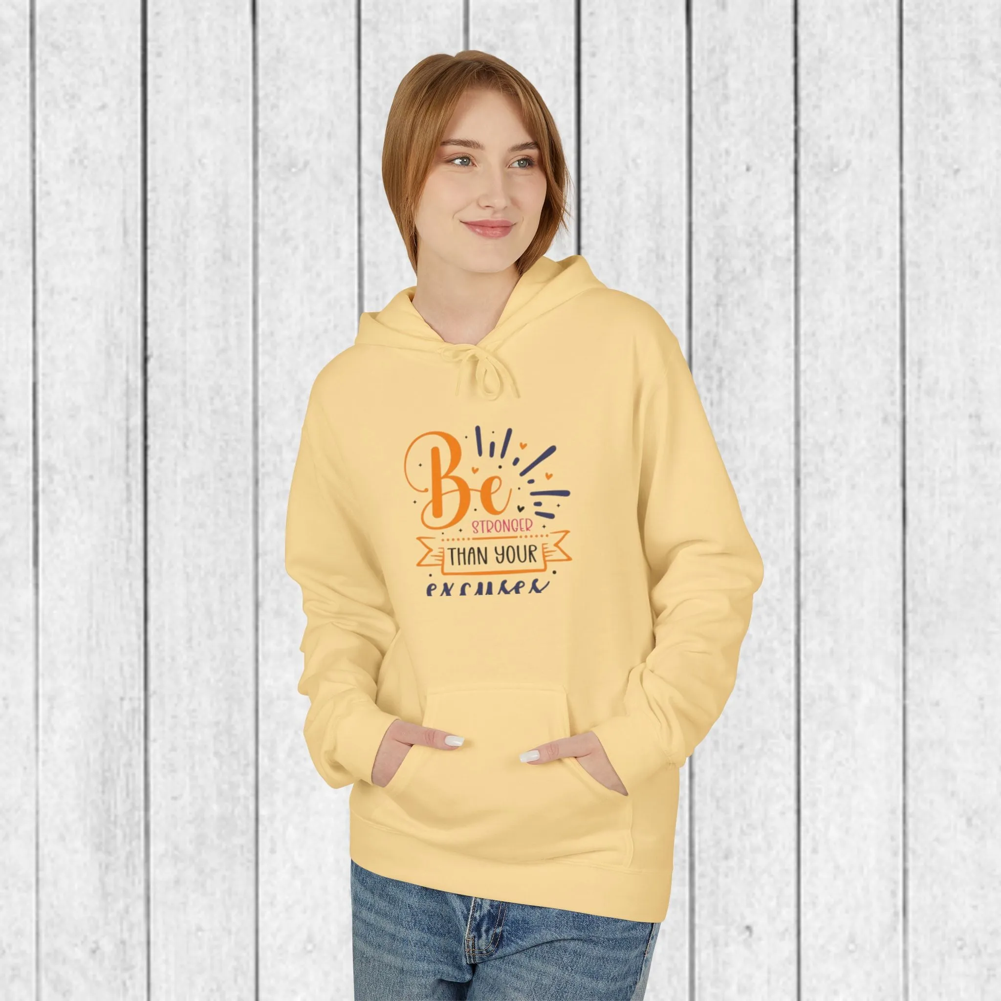 Be Brighter Than Your Excuses Unisex Hoodie