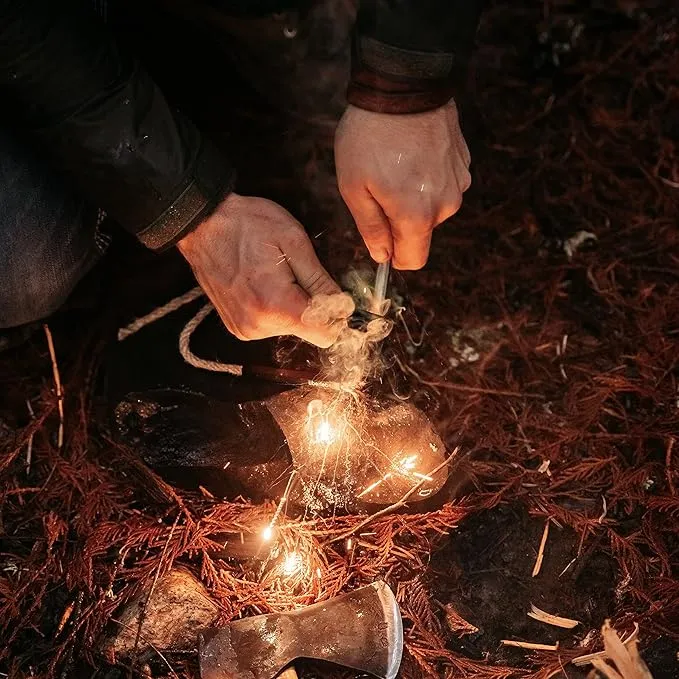 überleben Fire Starter for Survival - Waterproof Flint and Steel - Camping Fire Starter