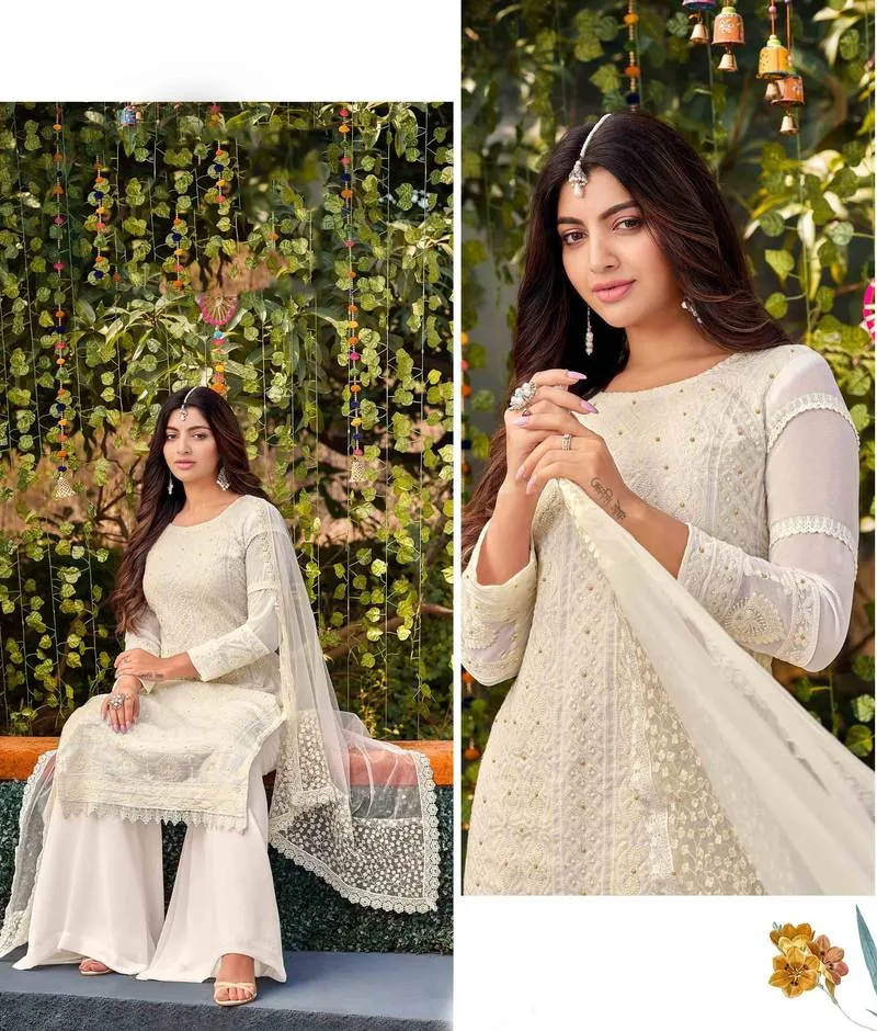 Beutiful White Salwar Kameez Design