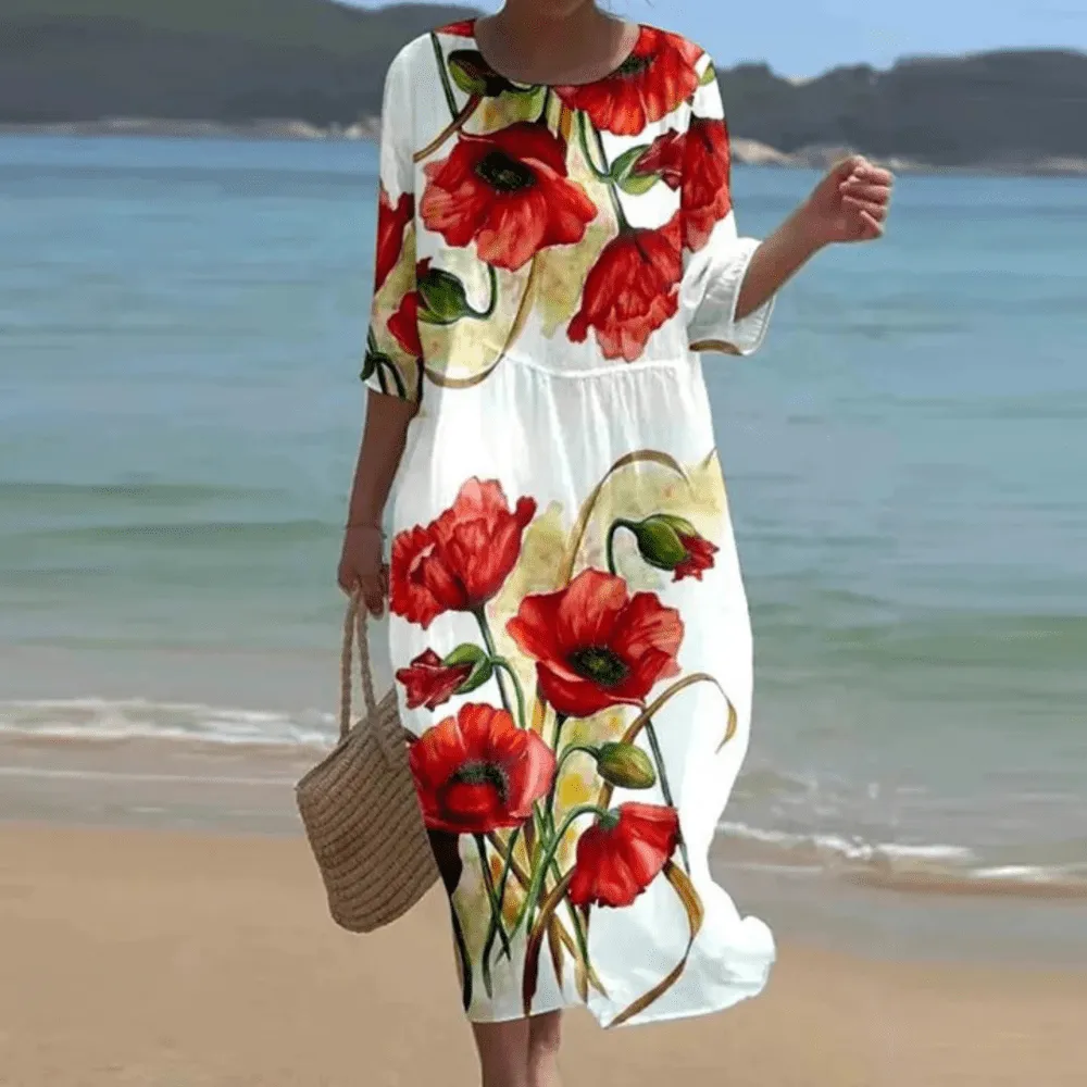Beverly – Graceful Belly-Hiding Dress