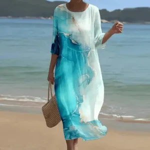 Beverly – Graceful Belly-Hiding Dress