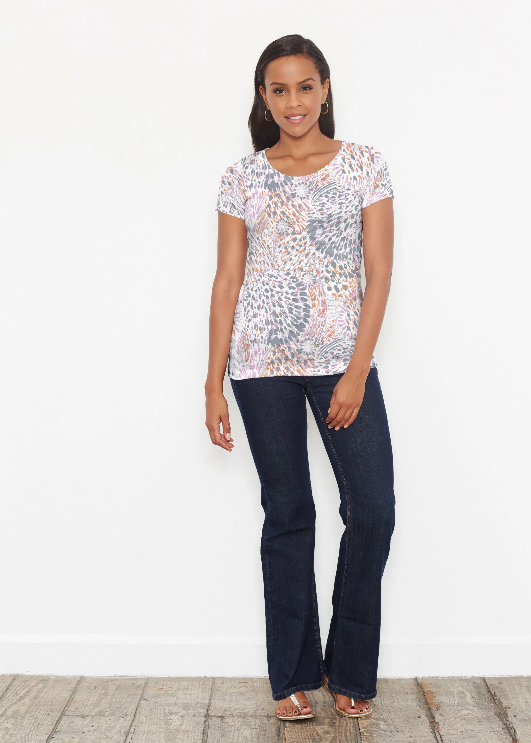 Big Bang (8092) ~ Short Sleeve Scoop Shirt