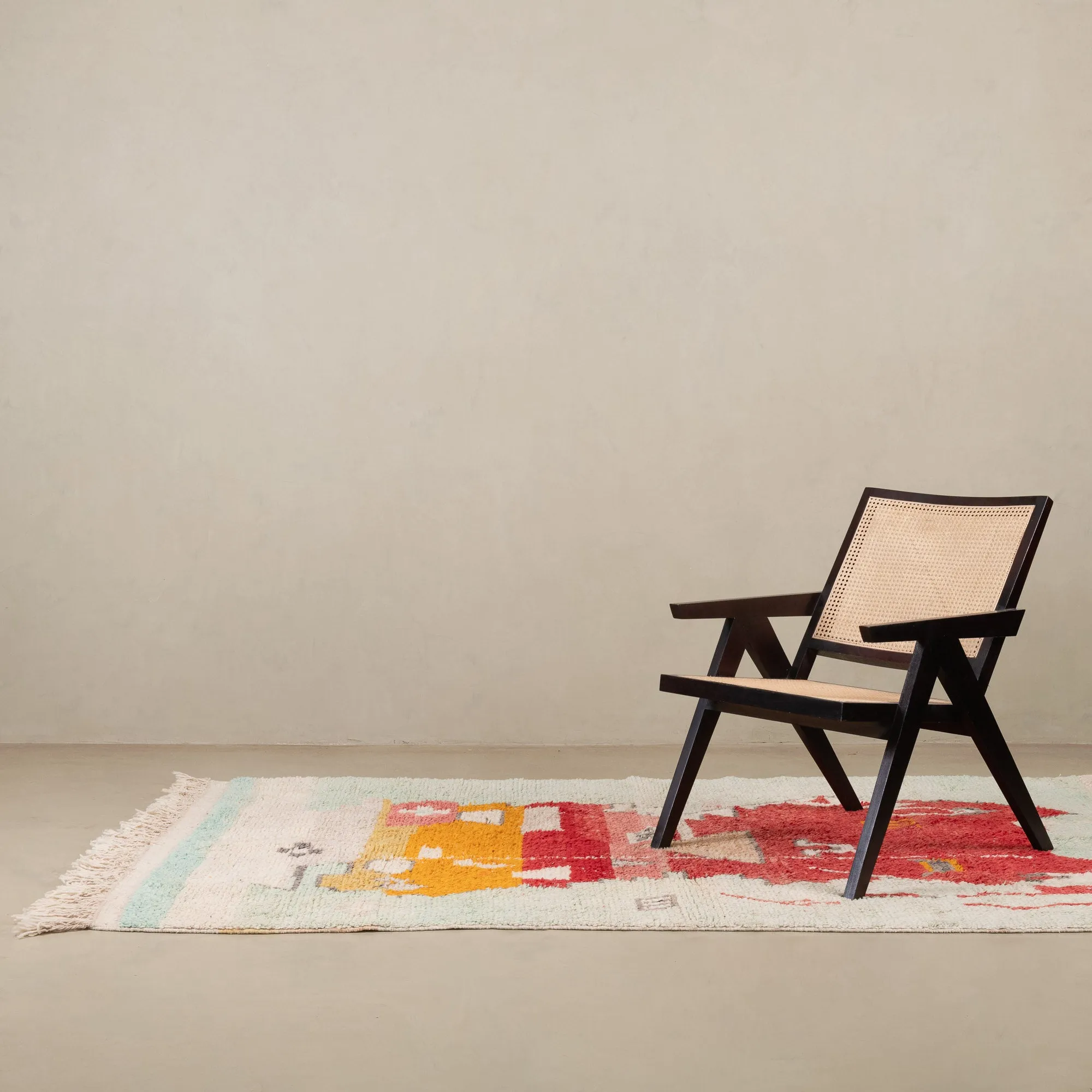 Bissat - vintage boujad rug