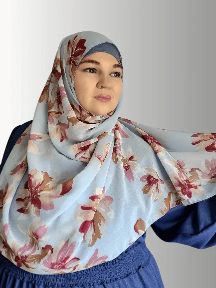 BLUSH PETAL FLOW HIJAB