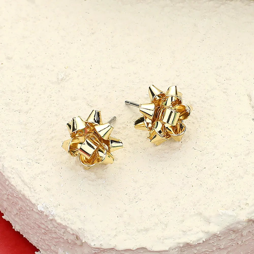 Bow Stud Holiday Earrings | Christmas Bow Earrings | SE1001