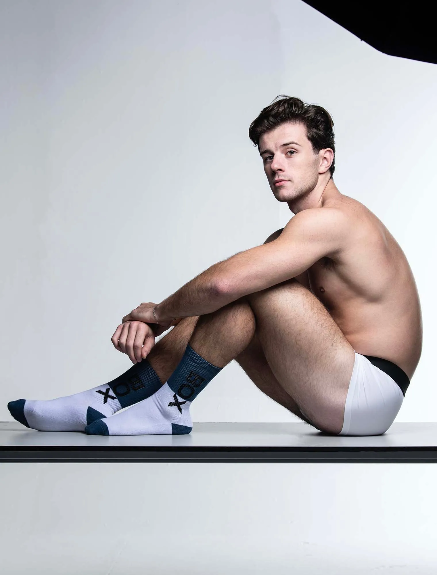 Box Sports Socks - Teal Colour Block