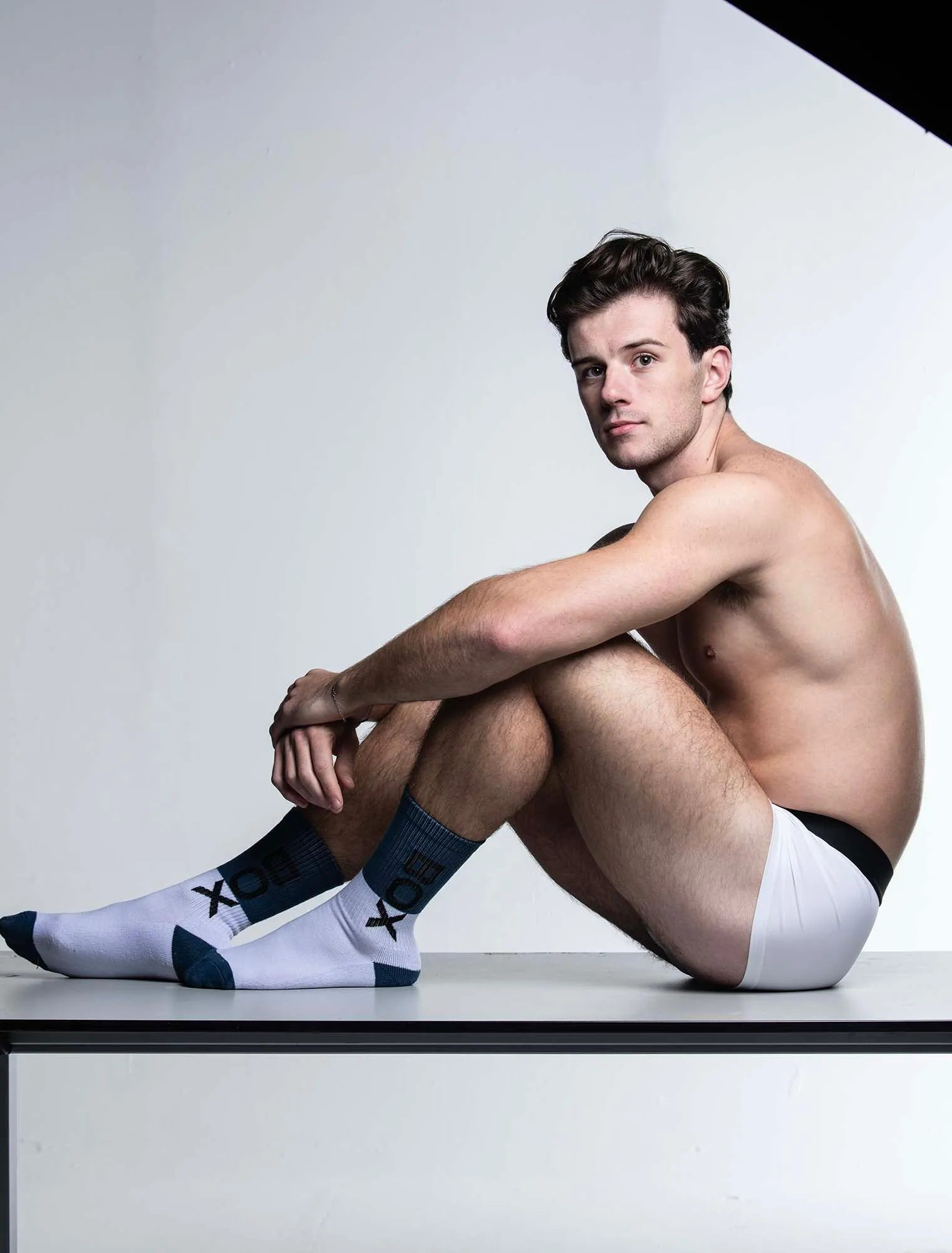 Box Sports Socks - Teal Colour Block