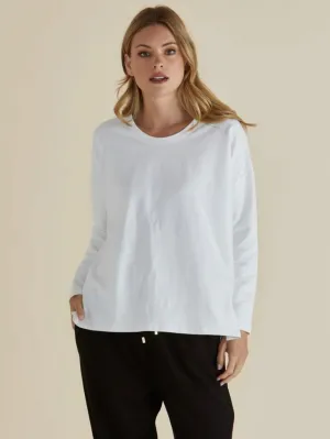 Brixley Long Sleeve Tee - White
