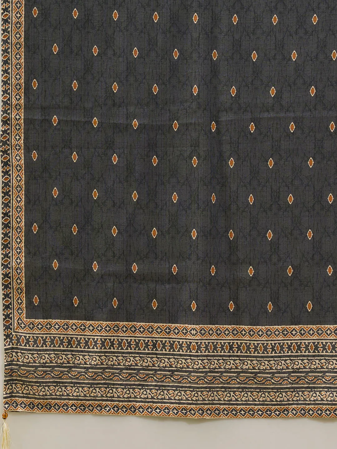 Brown Kurta Set - Women Chanderi Silk Comfort Kurta Set with Dupatta - Zola