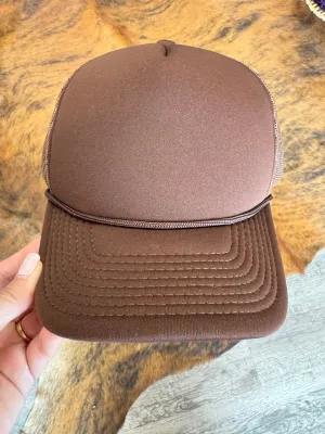Brown Trucker Hat