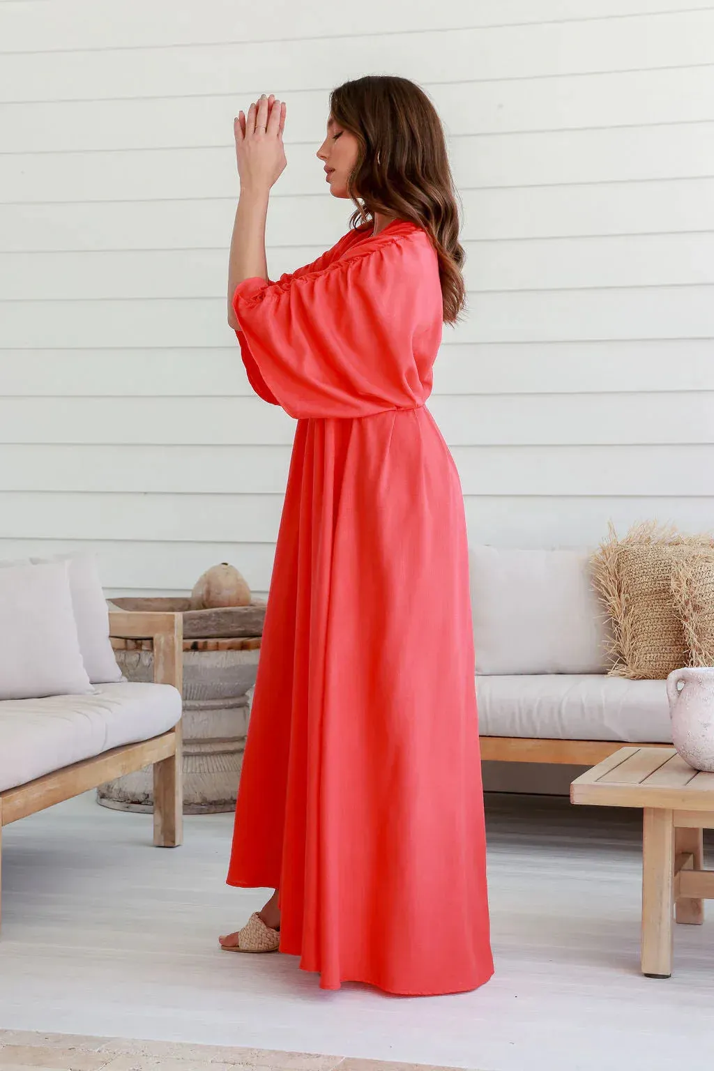 BTL The Label | Red Roman Maxi