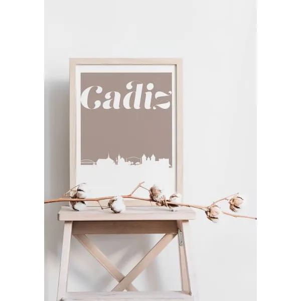 Cadiz Kentucky retro inspired city skyline decor