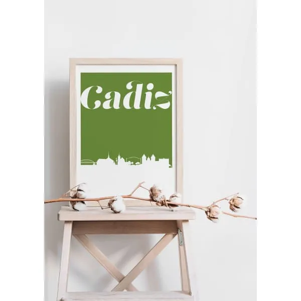Cadiz Kentucky retro inspired city skyline decor