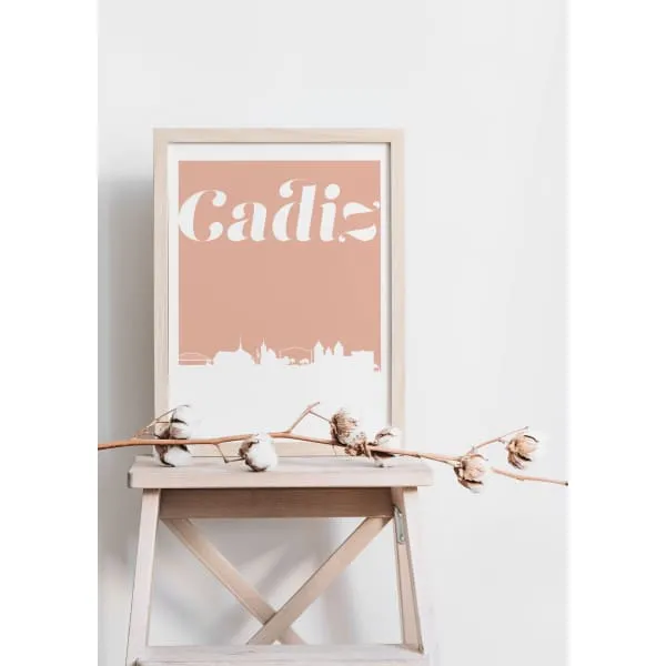 Cadiz Kentucky retro inspired city skyline decor