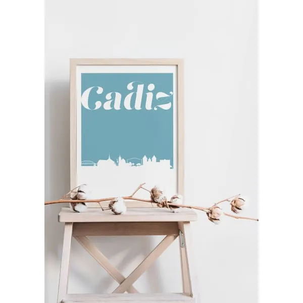 Cadiz Kentucky retro inspired city skyline decor