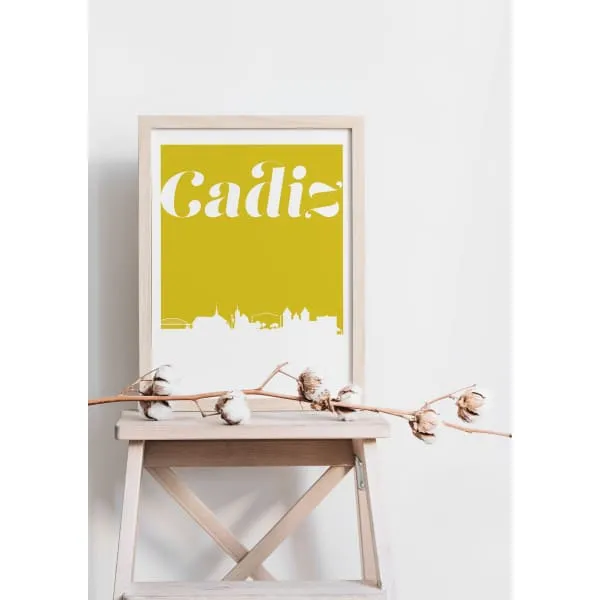 Cadiz Kentucky retro inspired city skyline decor