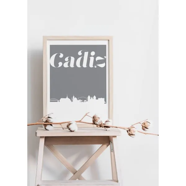 Cadiz Kentucky retro inspired city skyline decor