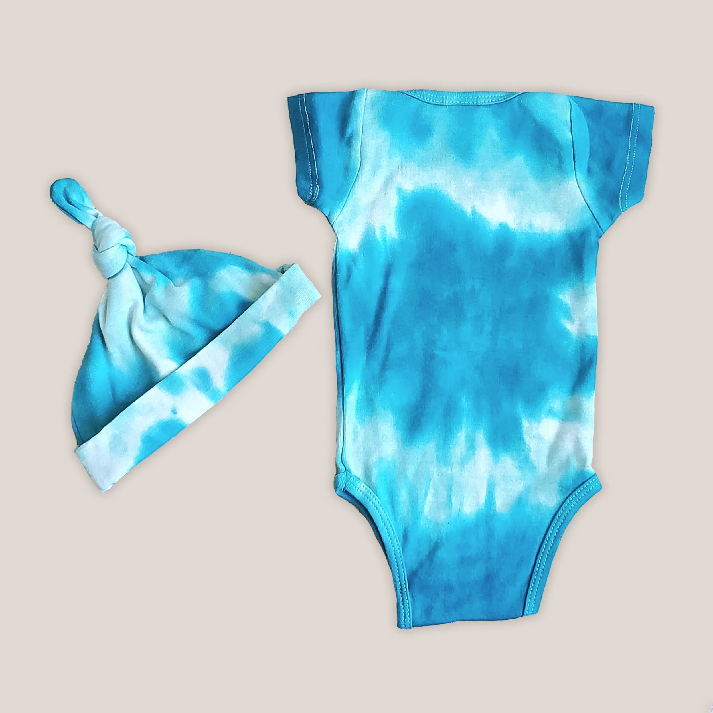 Caribbean Organic Tie Dye Baby Set