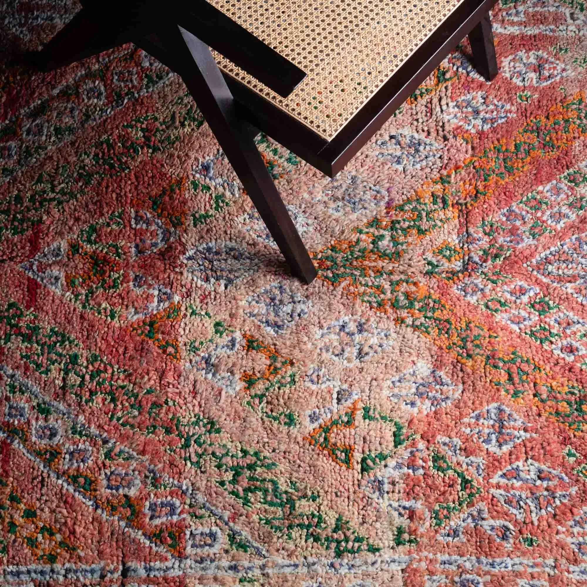 Chahd - vintage beni mguild rug
