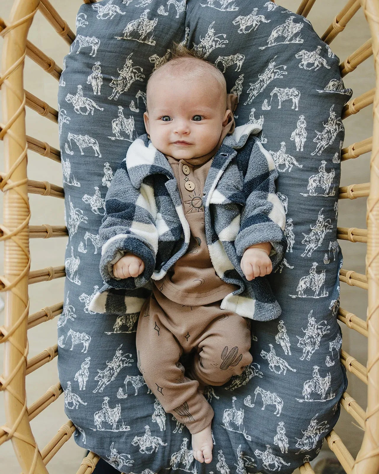 Checkered Sherpa Jacket