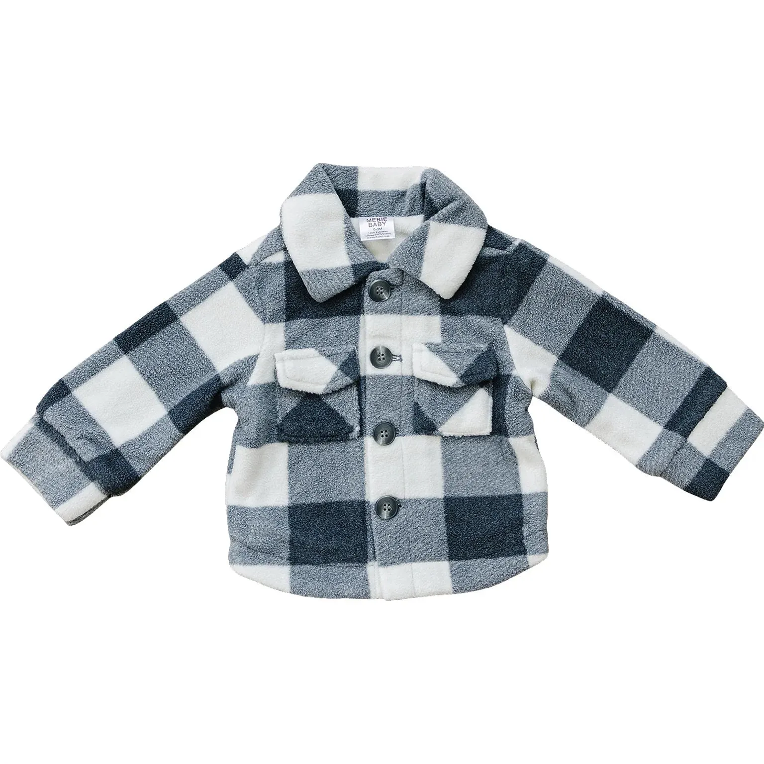 Checkered Sherpa Jacket